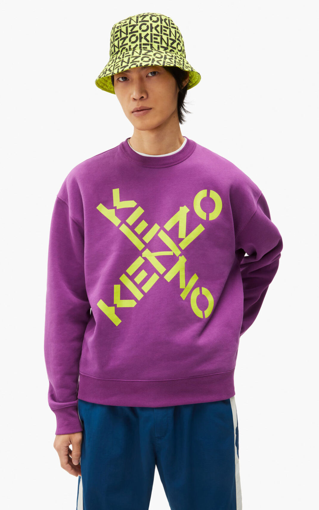 Kenzo Sport Big X Sweatshirt Herr | 71960-GUKA